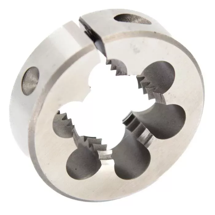 #1-72 UNF X 13/16" OD HSS Round Adjustable Die