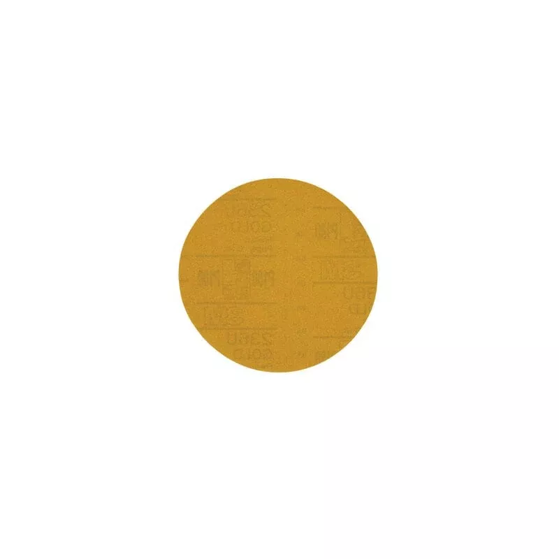 3M 31448 Gold Sanding Disc 6 in 180 Grit, Aluminum Oxide, Paper Backing, PSA