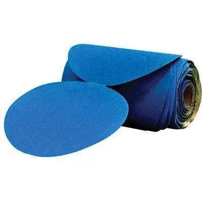 3M 36207 Stikit Abrasive Disc Roll 220 Grit 6 in Diameter Blue PSA