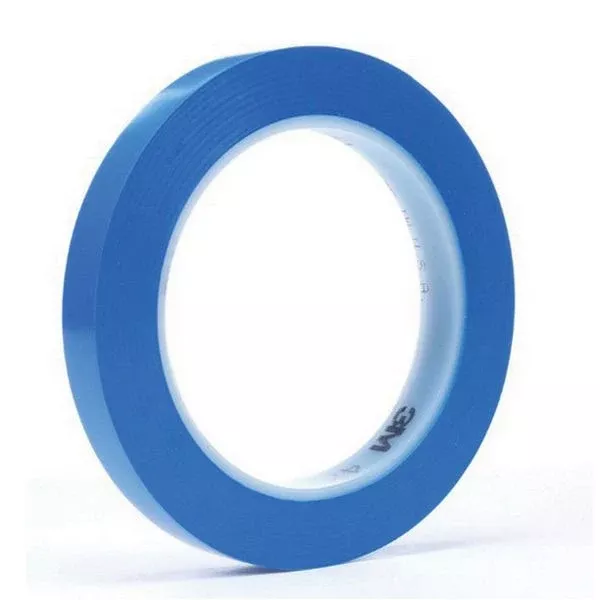 3M 92385 471 Fine Line Masking Tape - 36 yd x 1/8 in Blue