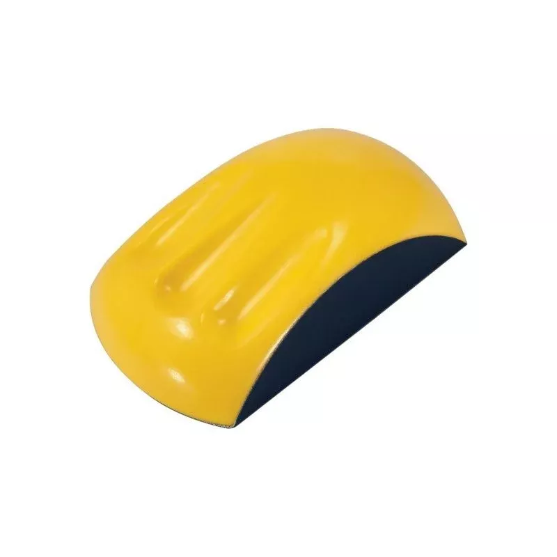 AES Industries 52930 Sanding Pad 6 in Yellow Foam, PSA Backing, Quick-Attach for Automotive