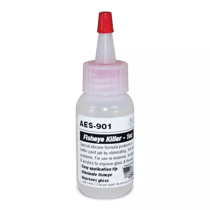 AES Industries Fisheye Killer 901 - 1 oz Liquid Bottle for Eliminating Fish-Eye Defects