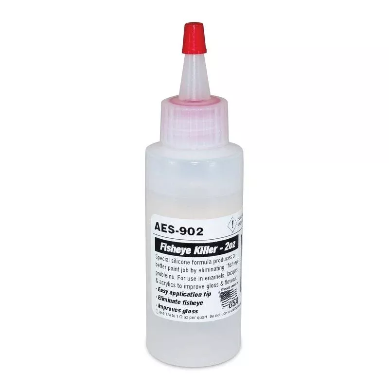 AES Industries Fisheye Killer 902 - 2 oz Liquid Bottle for Eliminating Fish-Eye Defects