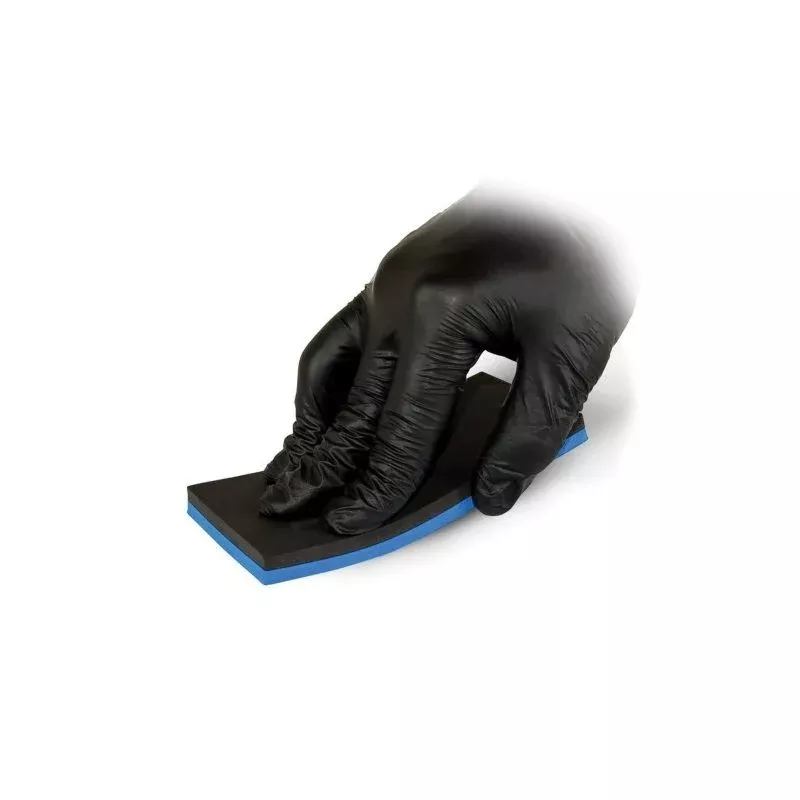 AES Industries Hand Sanding Block 52938 Rigid Foam Blue 5-3/8 in Length 2-3/4 in Width 1/2 in