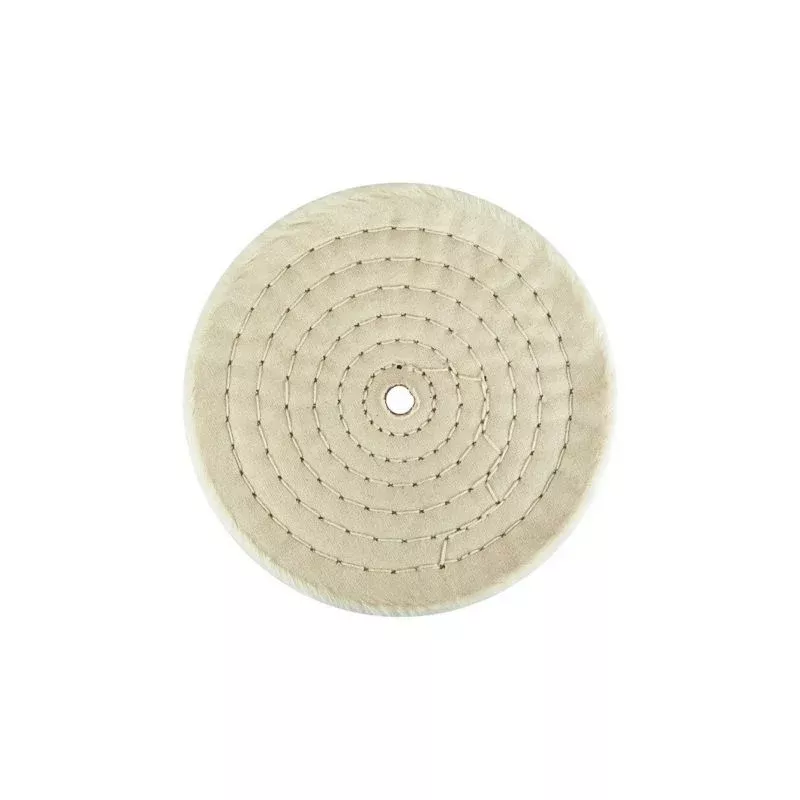 AES Industries K-156 6 in Cotton Buffing Wheel for Finishing and Detailing