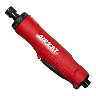 Aircat 1.0 HP Straight Composite Die Grinder 6260, 22,000 RPM, quiet exhaust, feather trigger