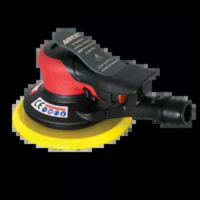 Aircat 6700-6-336SV Self Vac Palm Sander 6" with Exhaust Hose, Bag and 3/16" Orbit