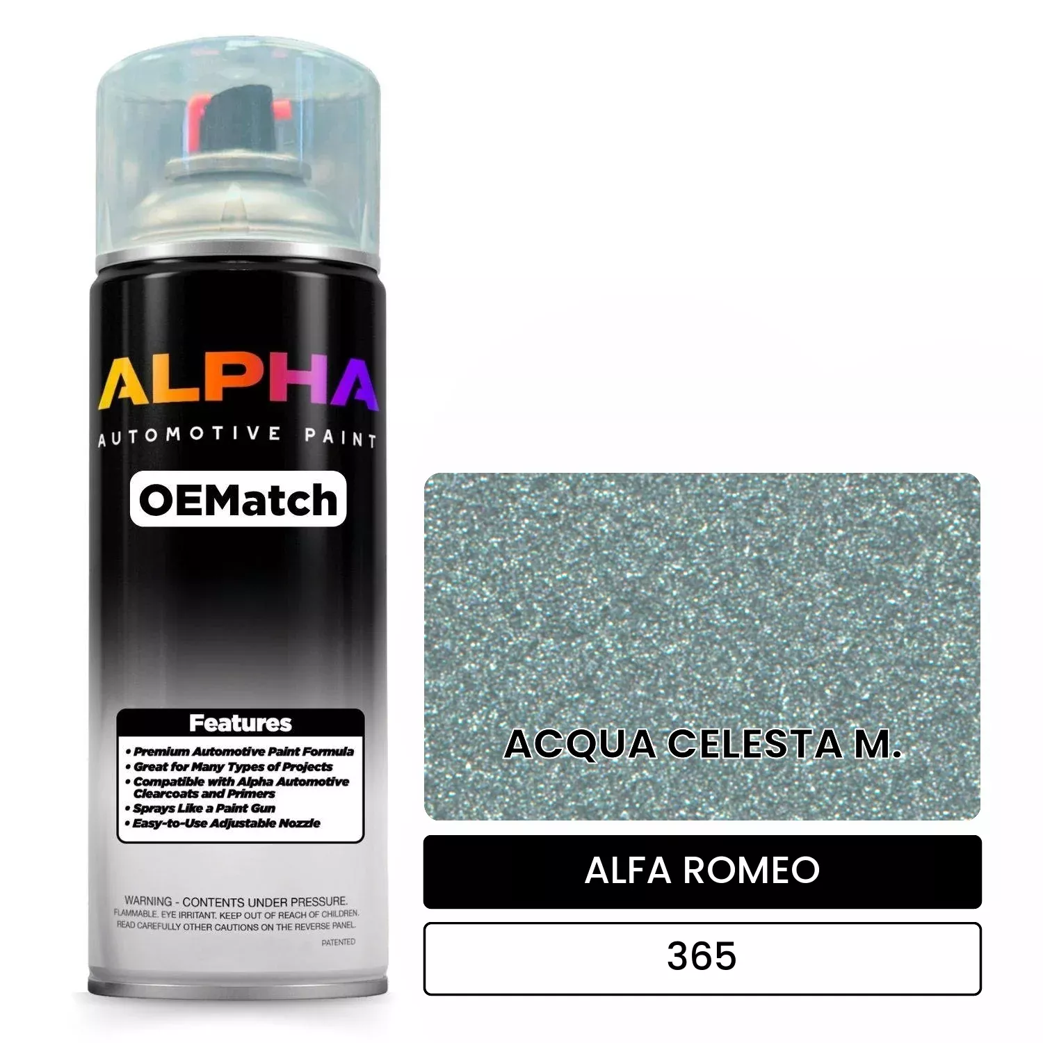 ALFA ROMEO ACQUA CELESTA M. 365 | OEMatch Automotive Spraycan