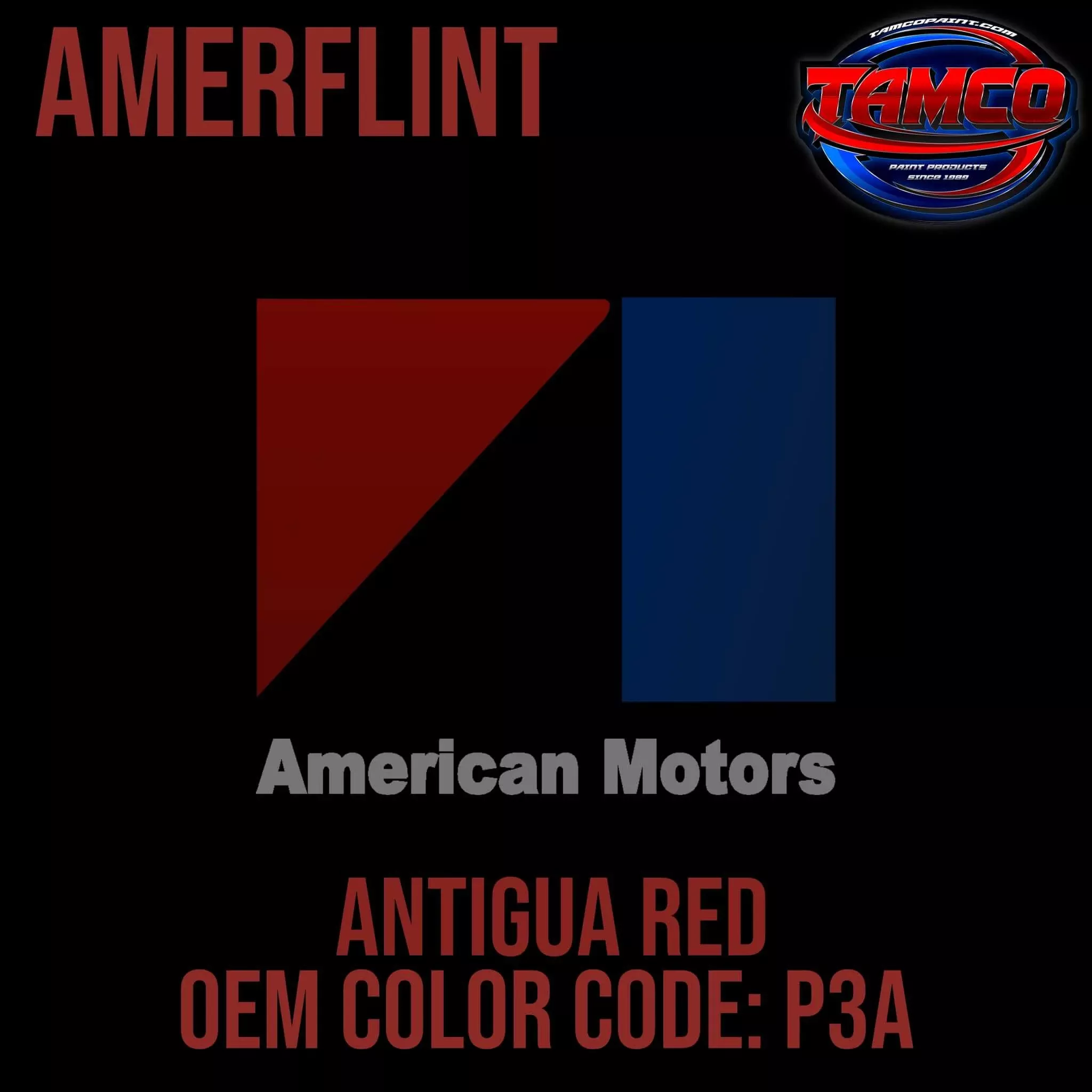 AMC Rambler Antigua Red | P3A | 1965-1966 | OEM Amerflint II Series Single Stage