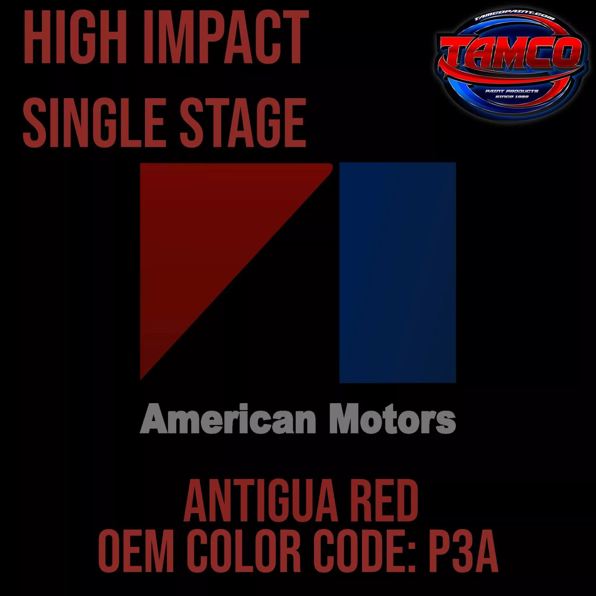 AMC Rambler Antigua Red | P3A | 1965-1966 | OEM High Impact Single Stage