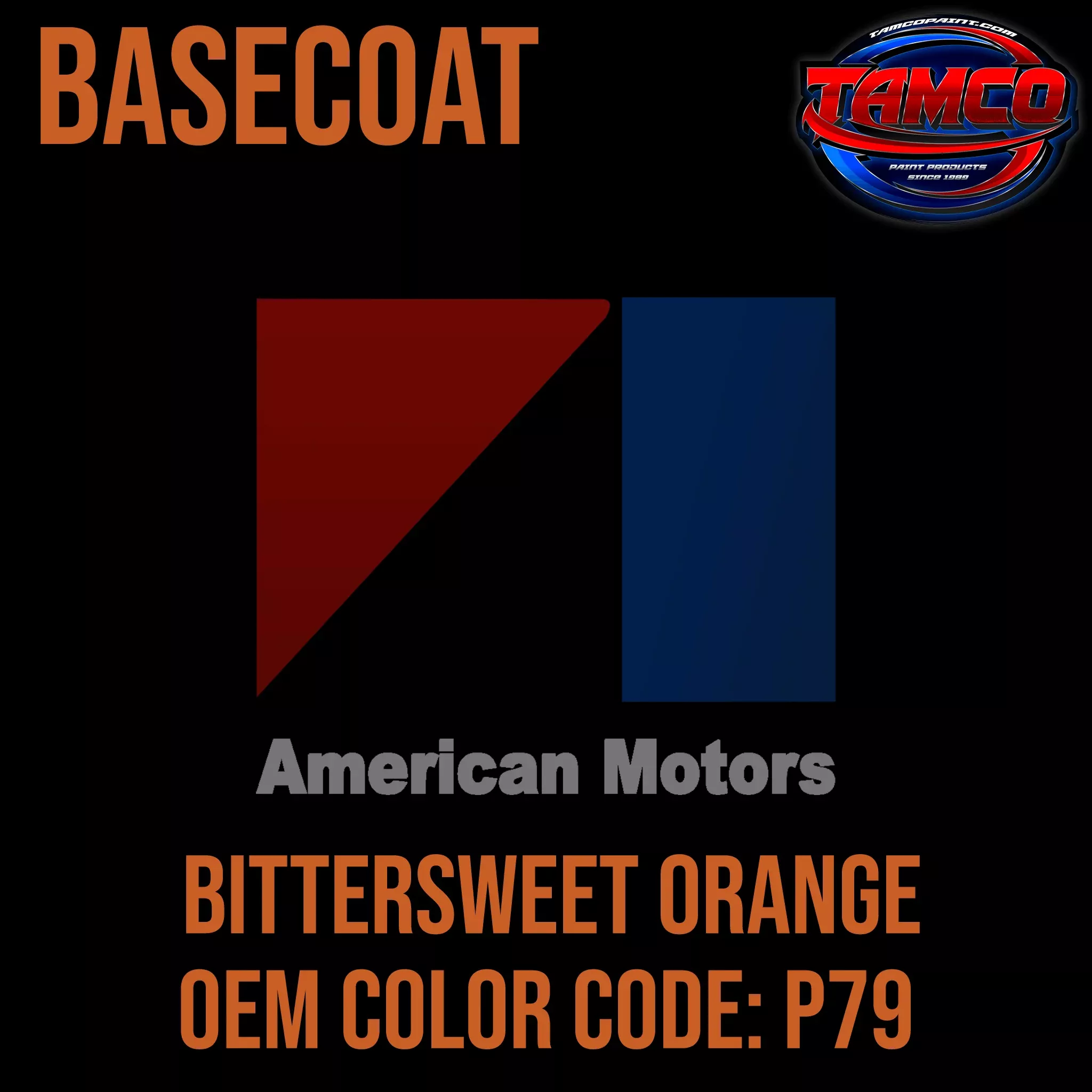 AMC Rambler Bittersweet Orange | P79 | 1969-1970 | OEM Basecoat