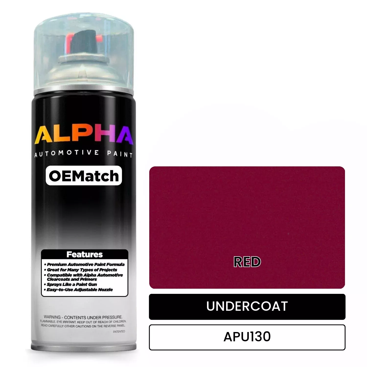 APU130 RED | OEMatch Automotive Spraycan Undercoat