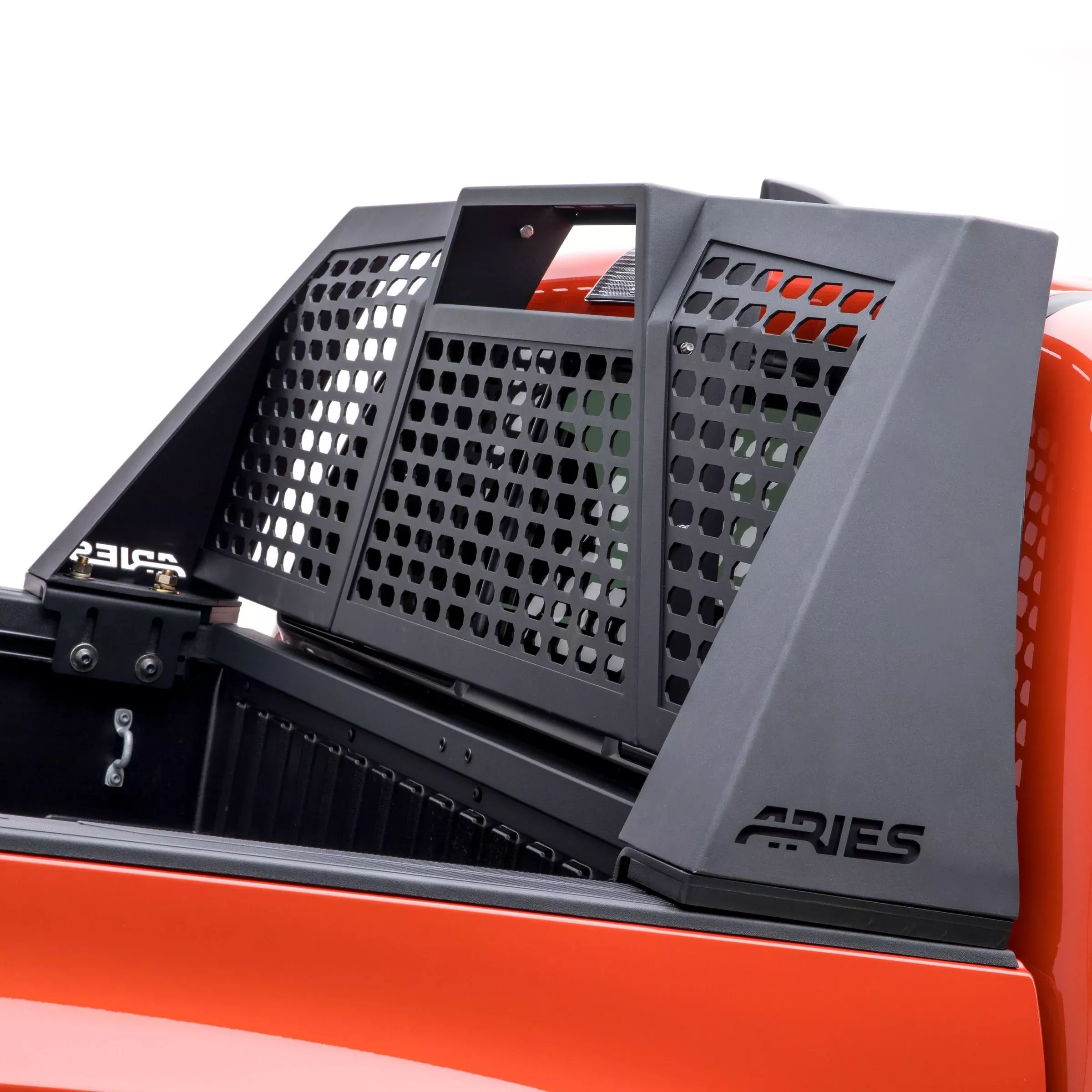 ARIES 1110117 Switchback Black Aluminum Headache Rack, Select Toyota Tundra