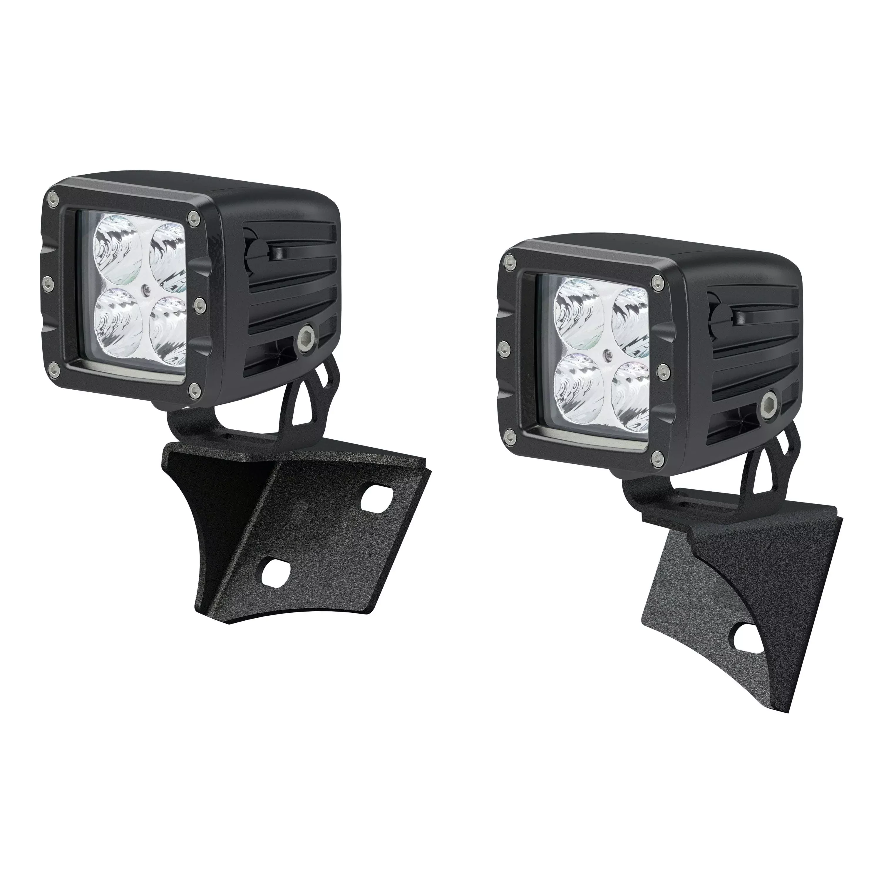 ARIES 1501304 Jeep JK Windshield Lights and Brackets