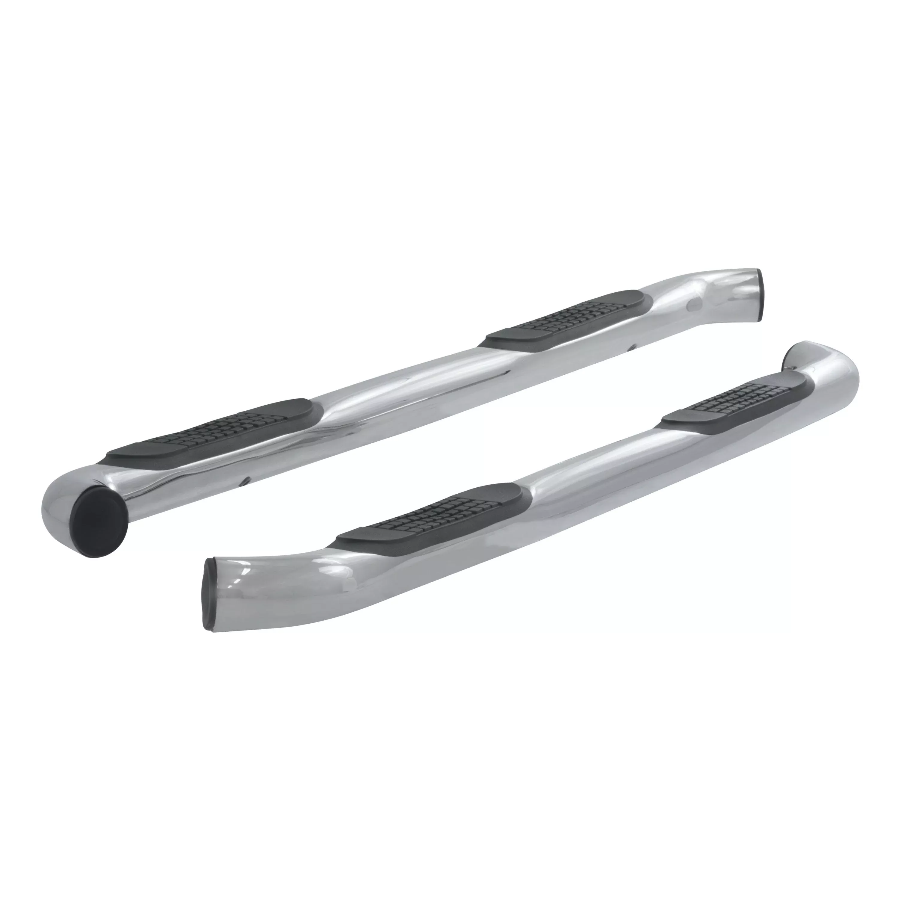 ARIES 203015-2 3" Round Polished Stainless Side Bars, Select Ford F-150, Lincoln Mark LT