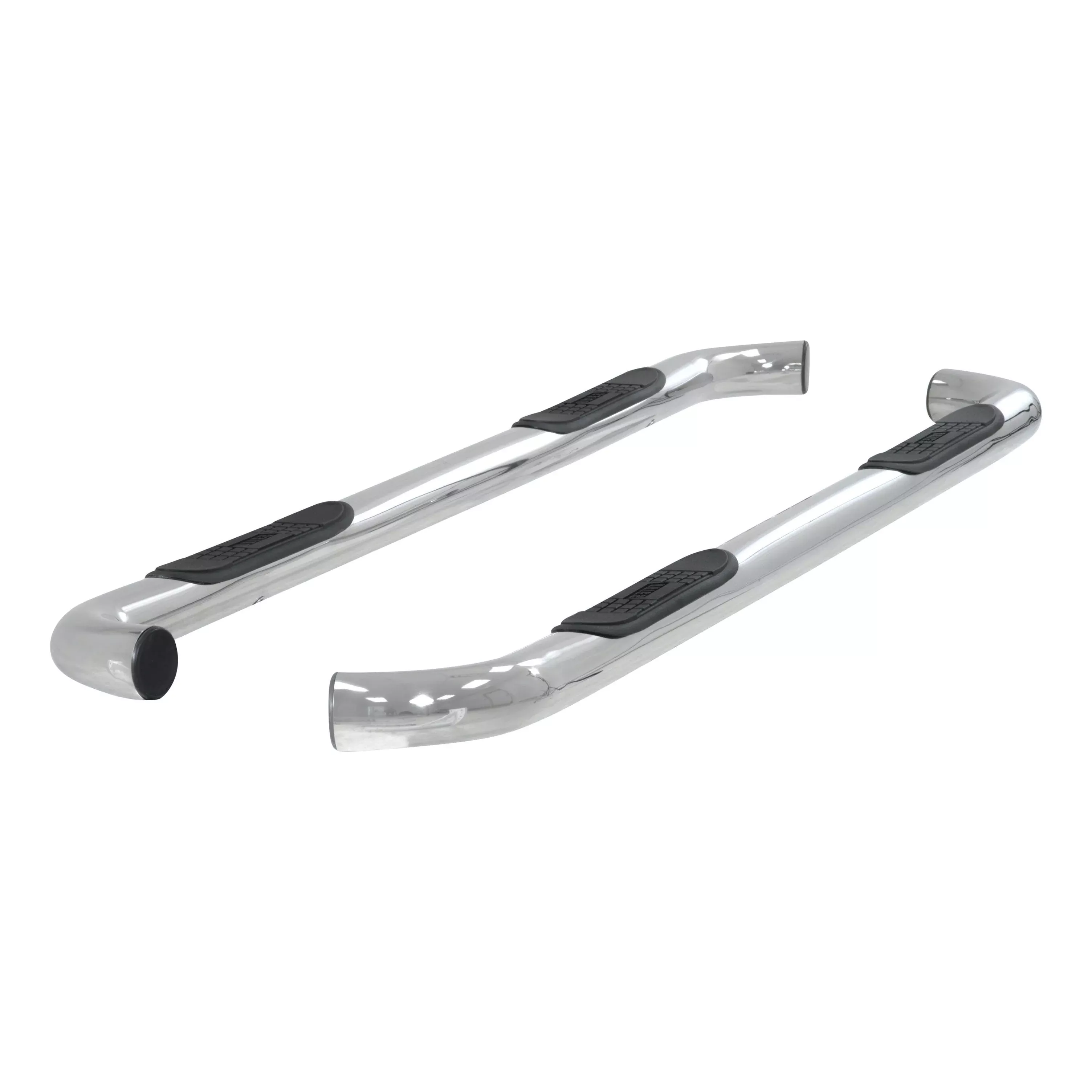 ARIES 203039-2 3" Round Polished Stainless Side Bars, Select Ford F-150