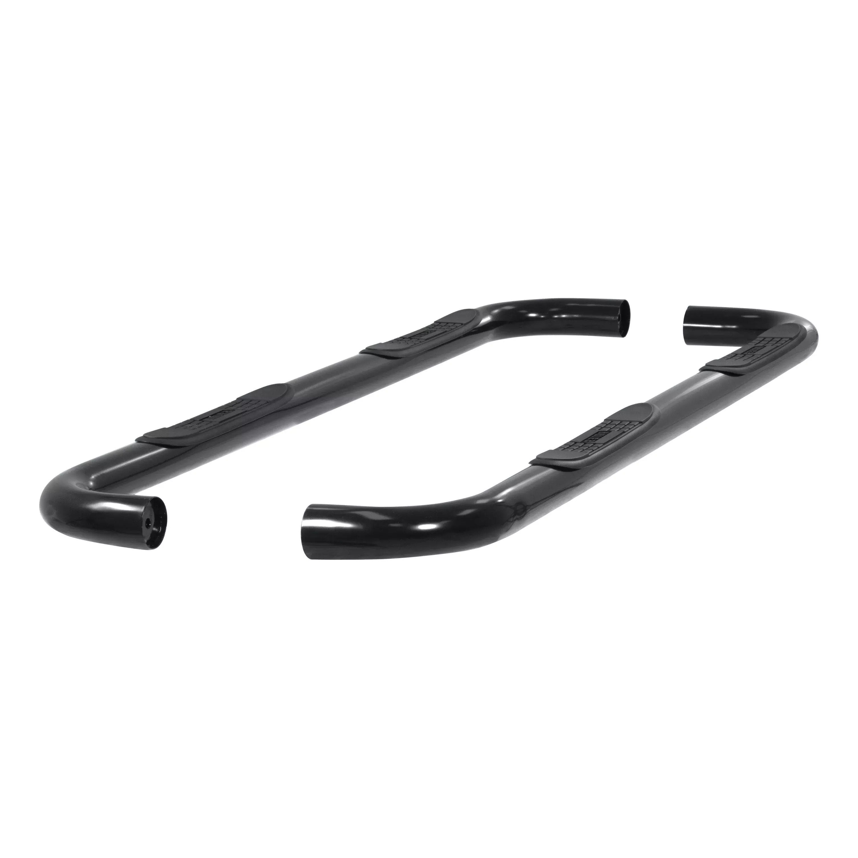 ARIES 204012 3" Round Black Steel Side Bars, Select Chevrolet Tahoe, GMC Yukon