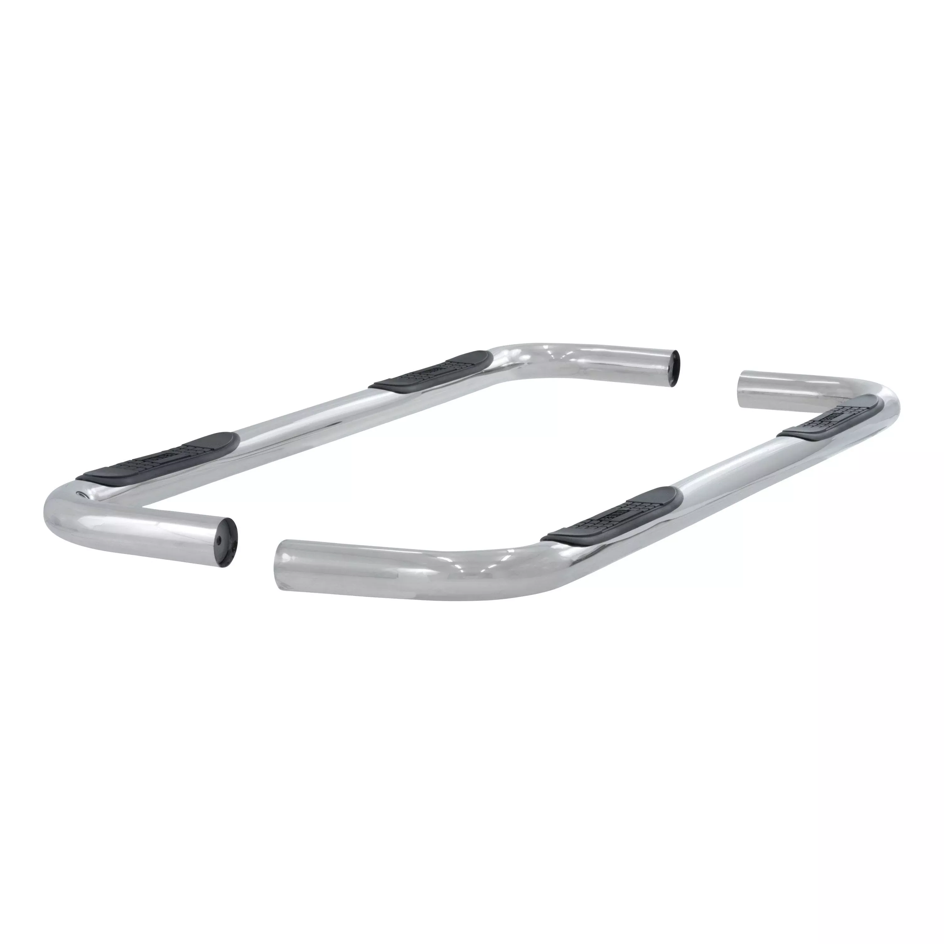 ARIES 204039-2 3" Round Polished Stainless Side Bars, Select Chevrolet Suburban