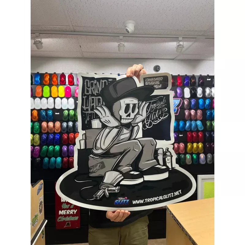 “As the Paint Dries”- Giant Vinyl Decal