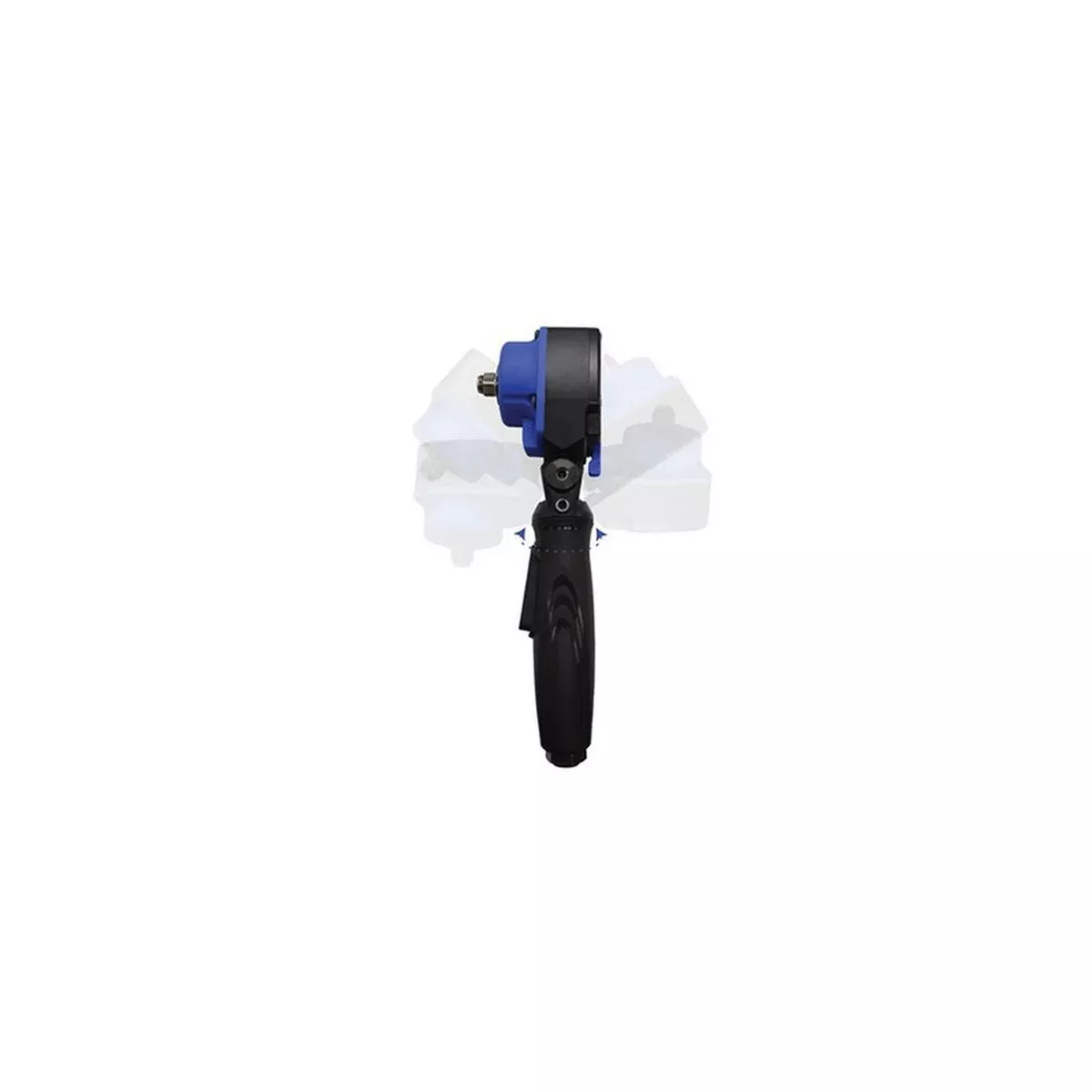 Astro Pneumatic 1834 Flex‑Head Angle Nano Impact Wrench, 1/2 in Square Drive, 400 ft‑lb