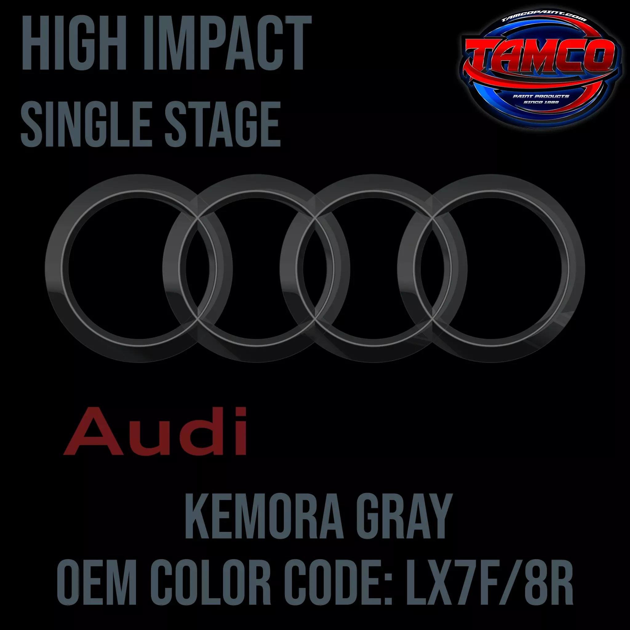 Audi Kemora Gray| LX7F / 8R | 2020-2025 | OEM High Impact Series Single Stage
