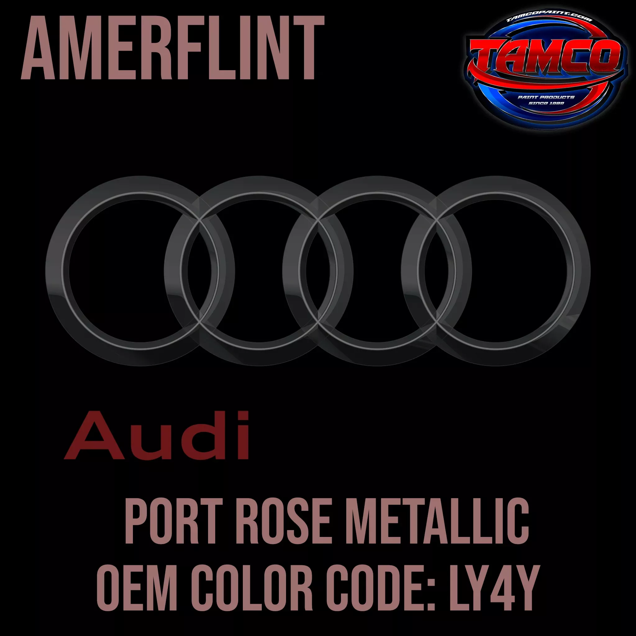 Audi Port Rose | LY4Y | 1983-1984OEM Amerflint II Series Single Stage