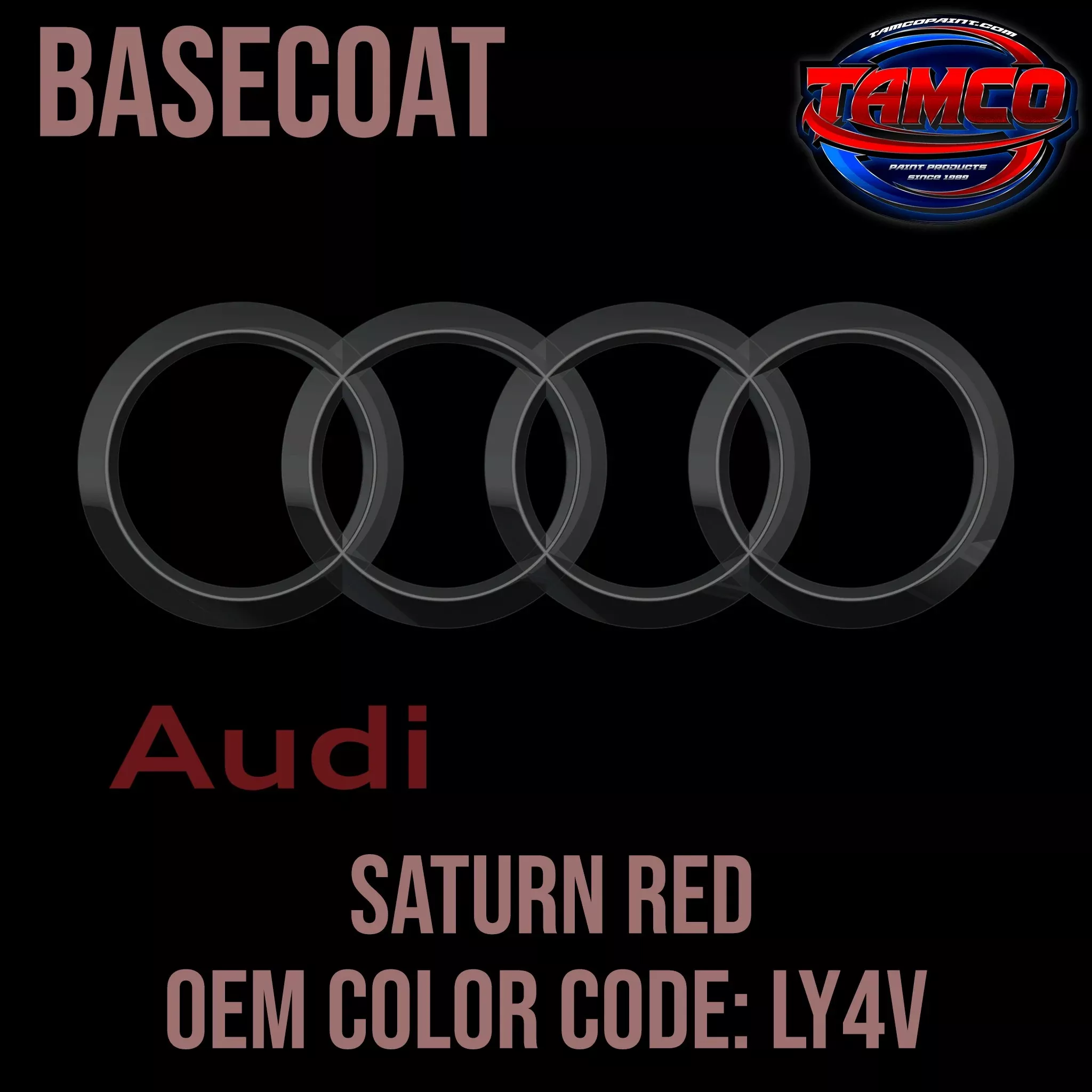 Audi Saturn Red | LY4V | 1981-1983 | OEM Basecoat