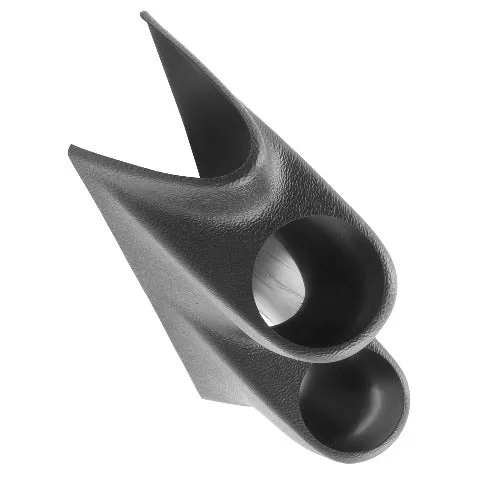 AutoMeter Products 10122 Dual Pillar Gauge Pod, Black