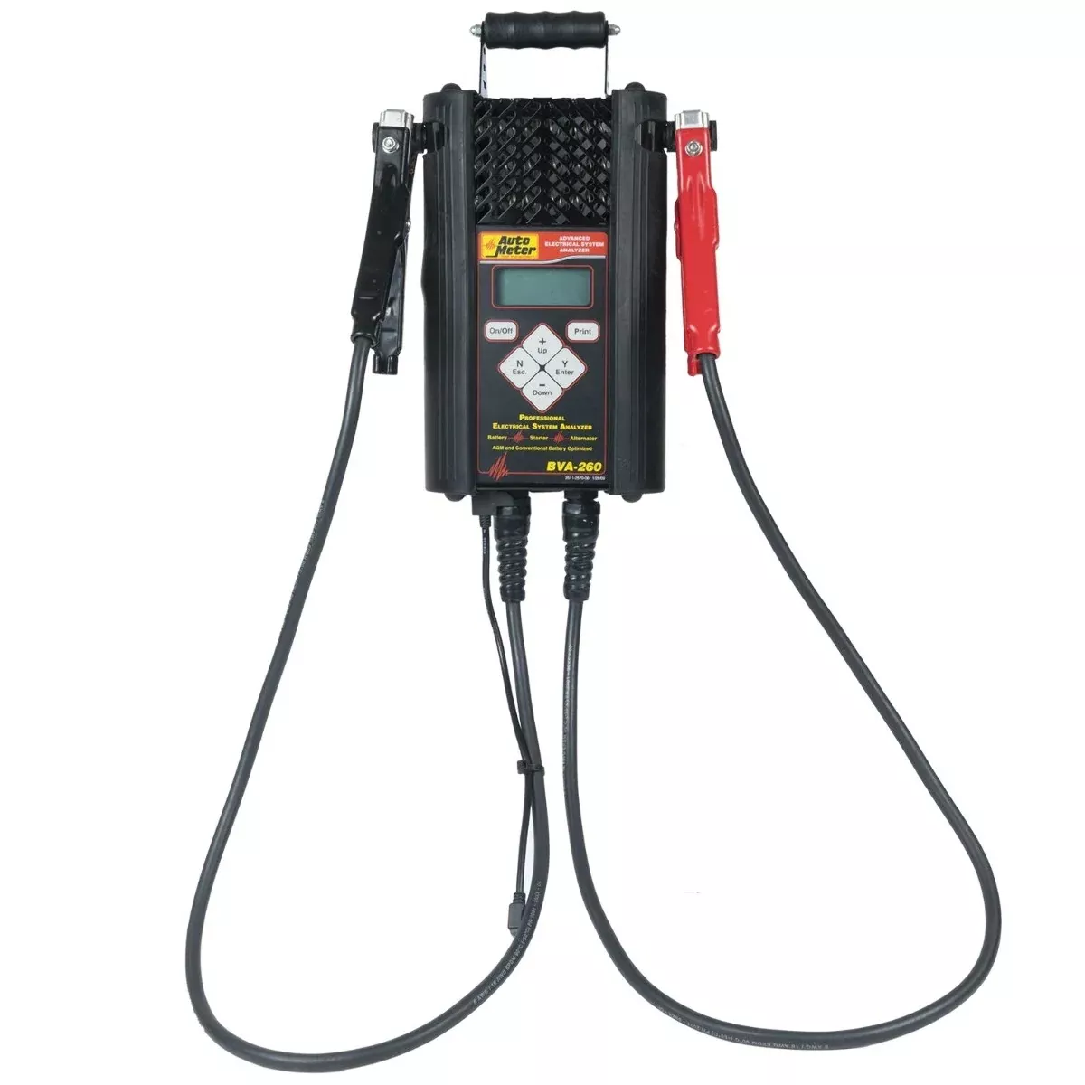 AutoMeter Products BVA-260BR Handheld Electrical Sys Analyzer W/120 Amp Load and Bite Rite Clamps