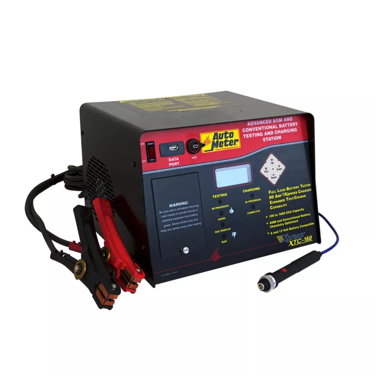 AutoMeter Products XTC-160 AGM Optimized Battery Tester/Fast Charger