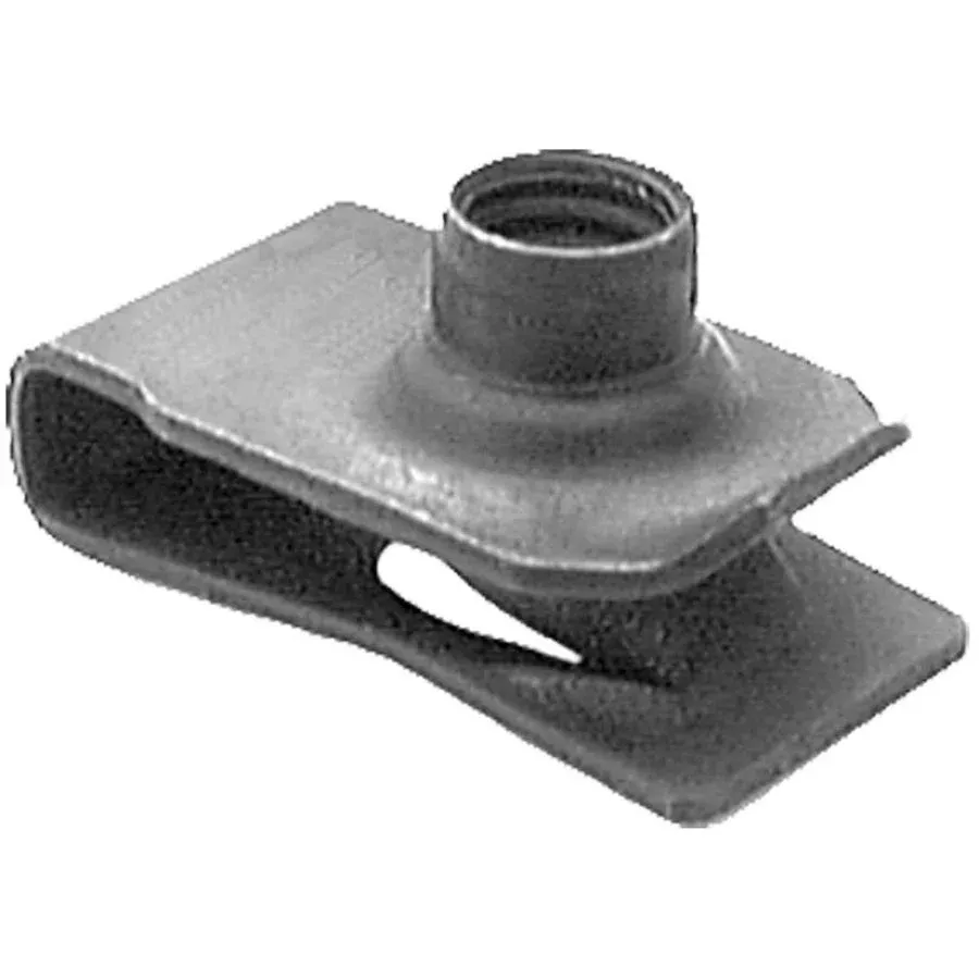 Auveco 11627 Extruded U-Nut, M6.3×1 mm Screw, Phosphate Finish - RoHS Compliant