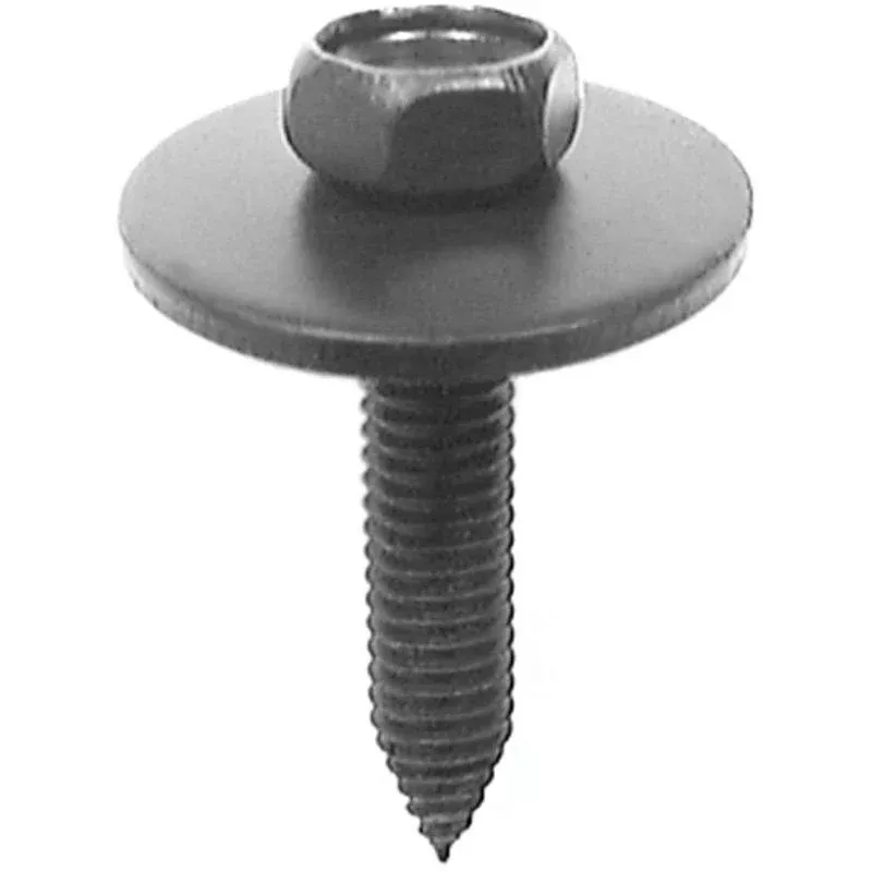 Auveco 13618 Hex Head Sems CA Point Body Bolt, M6 × 1 mm Thread, 30 mm Length, Phosphate Finish