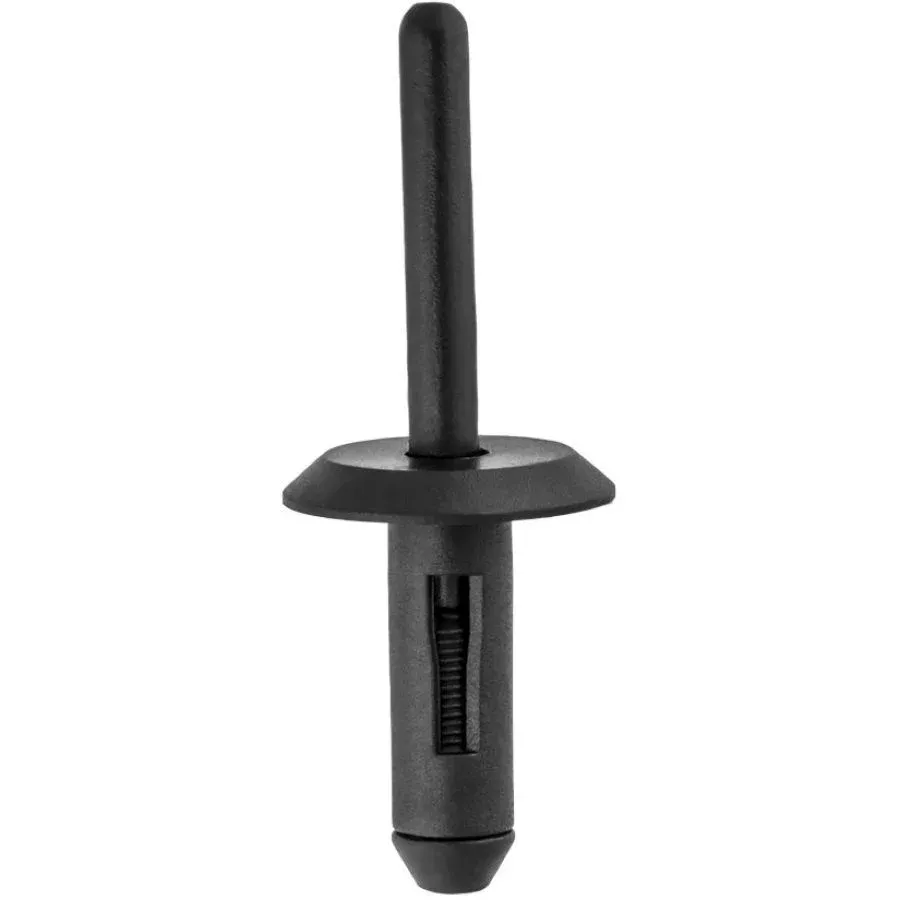 Auveco 13753 Type 1 Rivet, 17/64 in Dia Head, Black Nylon, Grip Range 3/32‑3/16 in