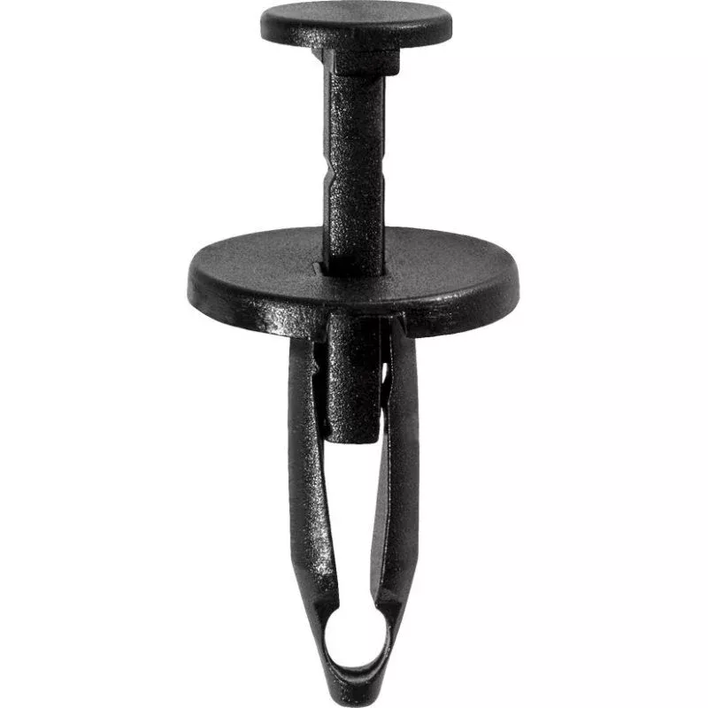 Auveco 13993 Push-Type Closed End Body Retainer Rivet 11/16 in Dia Head x 7/8 in Stem Black, Part