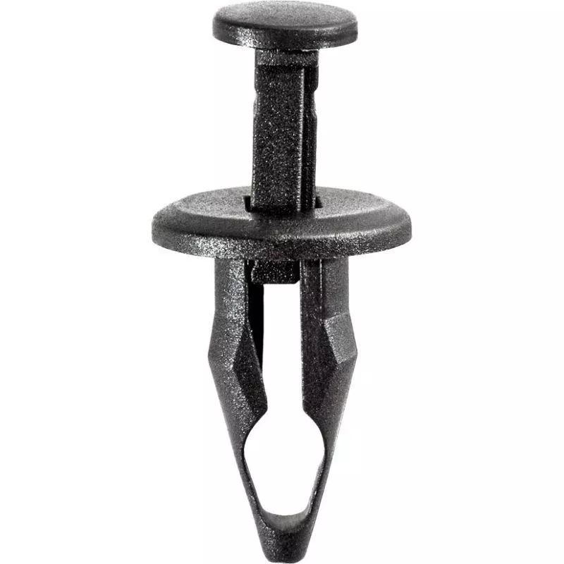 Auveco 16622 Push-Type Retainer with Closed End, Black Nylon, 18 mm Head, 23 mm Stem - Front Bumper