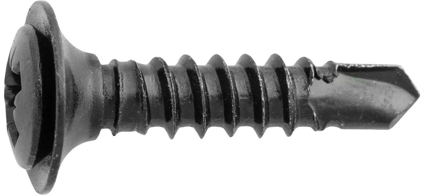 Auveco #4.2 X 20MM PHILLIPS OVAL HD TEK T.S. - BLACK