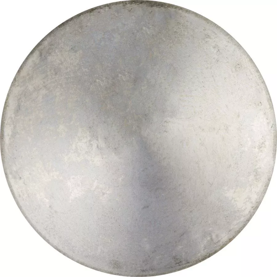 Auveco 5243 Round Head Bumper Bolt, Stainless Steel Cap/Zinc, 7/16 in Diameter, 1-1/2 in Length
