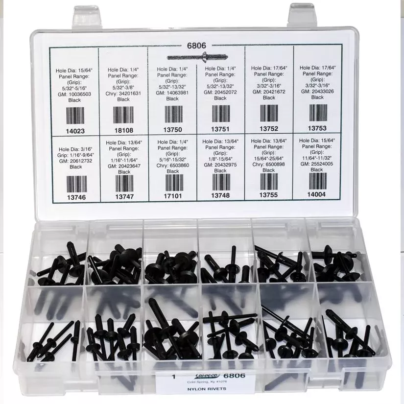 Auveco Nylon Rivet Quik-Select Kit