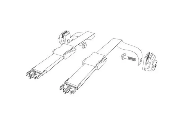BAK Industries PARTS-546A0001 Service Kit - Revolver X2 - Strap Clamp Assembly - (2)