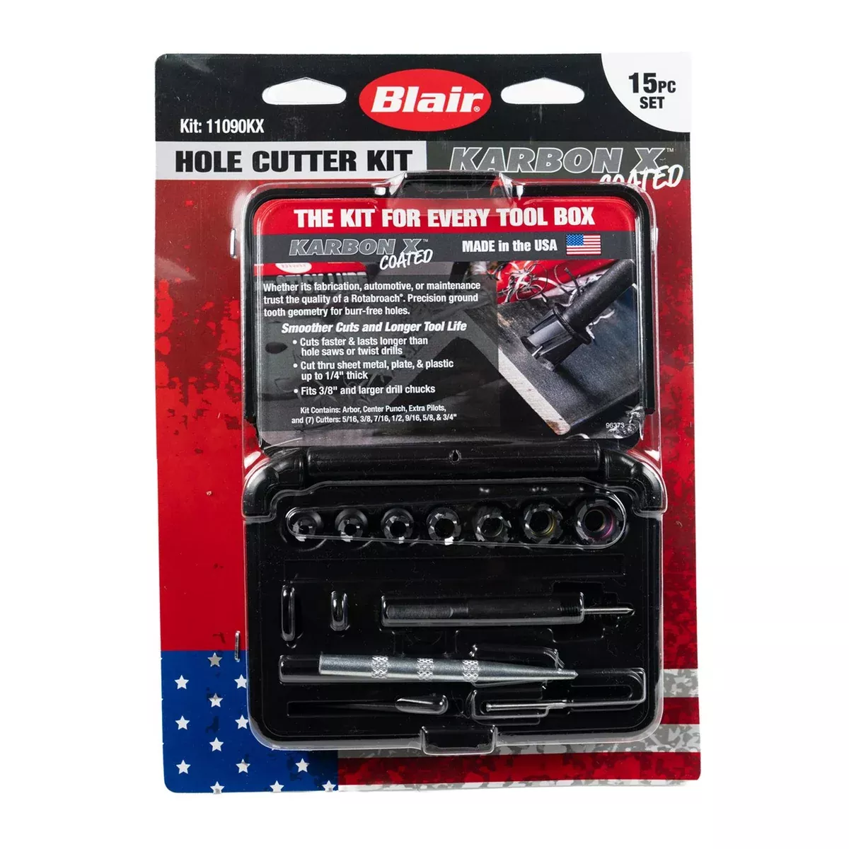 Blair Equipment Karbon X Rotabroach Fractional Cutter Kit (11090KX)
