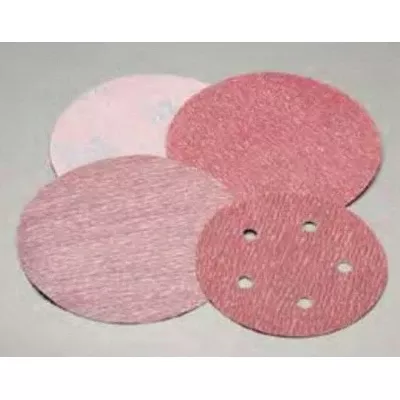 Carborundum Carbo Premier Red 70020 P180 3-in Hook-and-Loop Sanding Disc