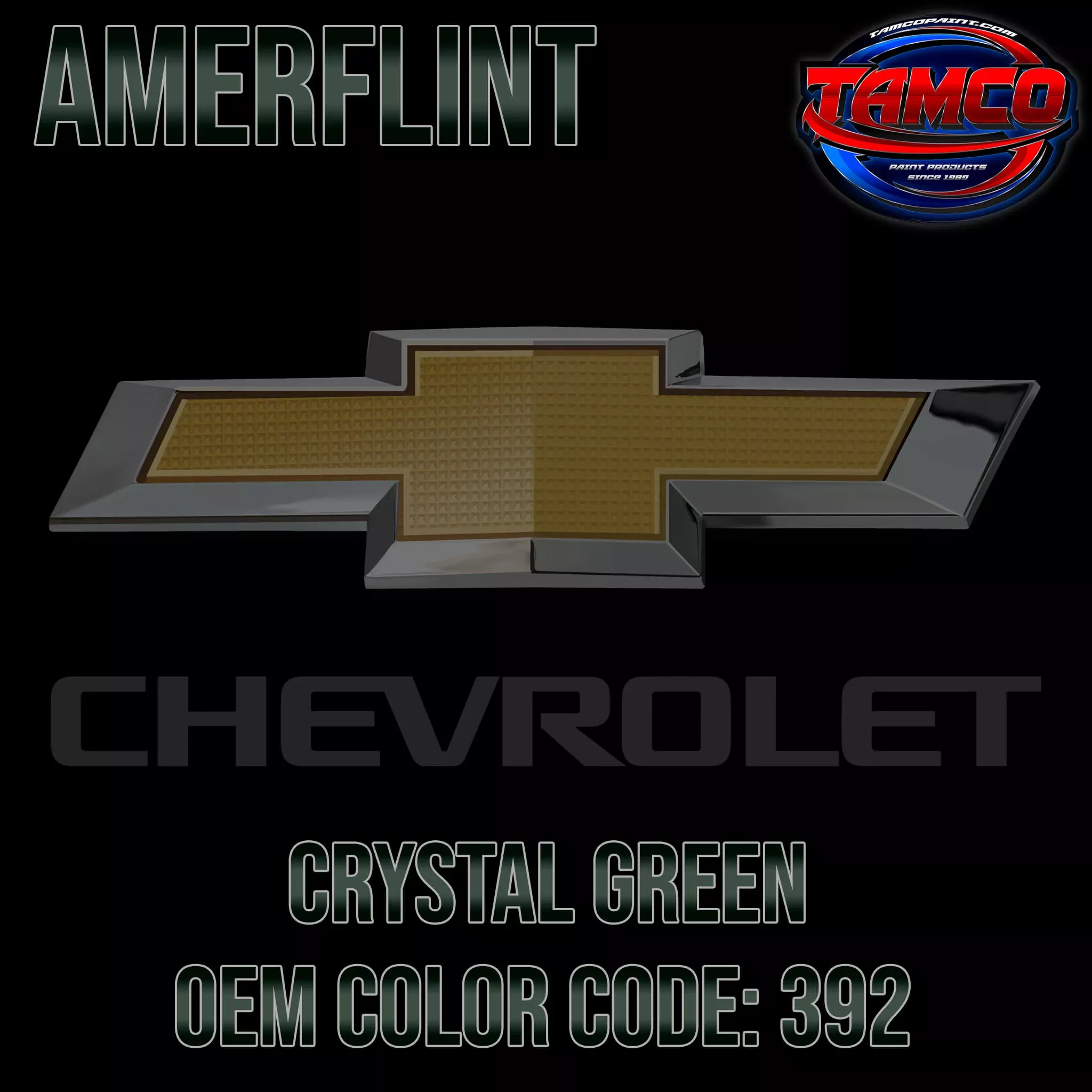 Chevrolet Crystal Green | 392 | 1949 | OEM Amerflint II Series Single Stage