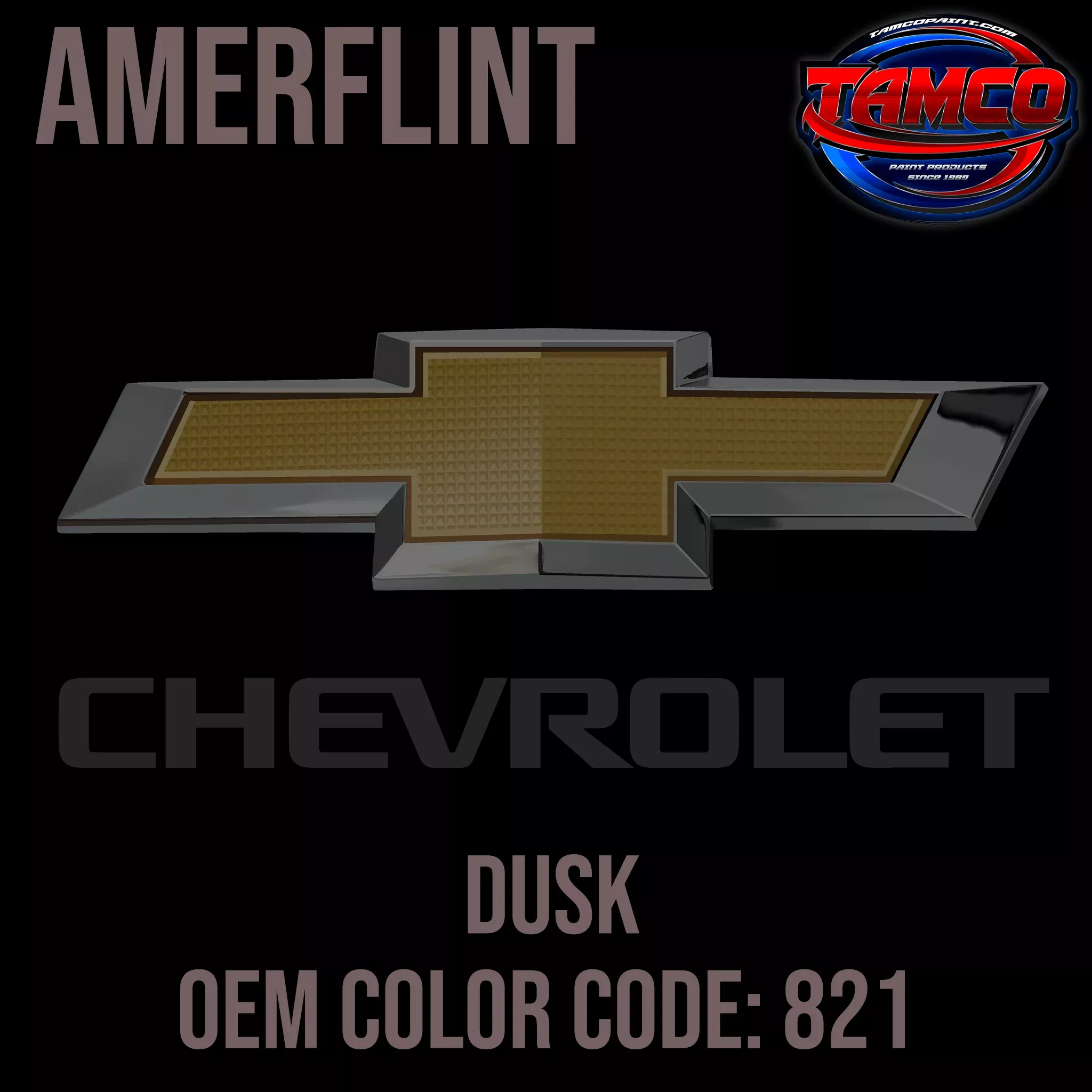 Chevrolet Dusk | 821 | 1957 | OEM Amerflint II Series Single Stage