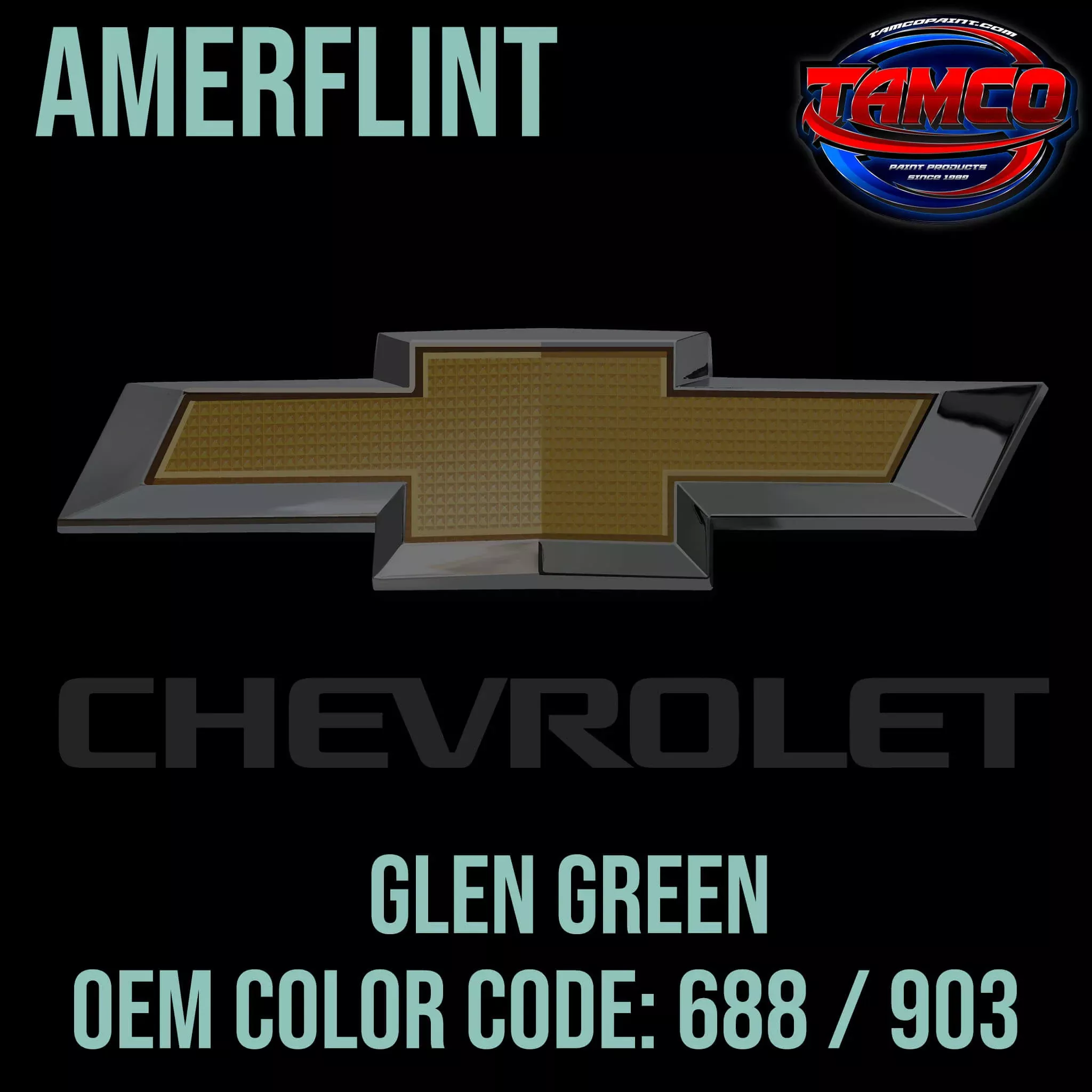 Chevrolet Glen Green | 688 / 903 | 1956-1958 | OEM Amerflint II Series Single Stage