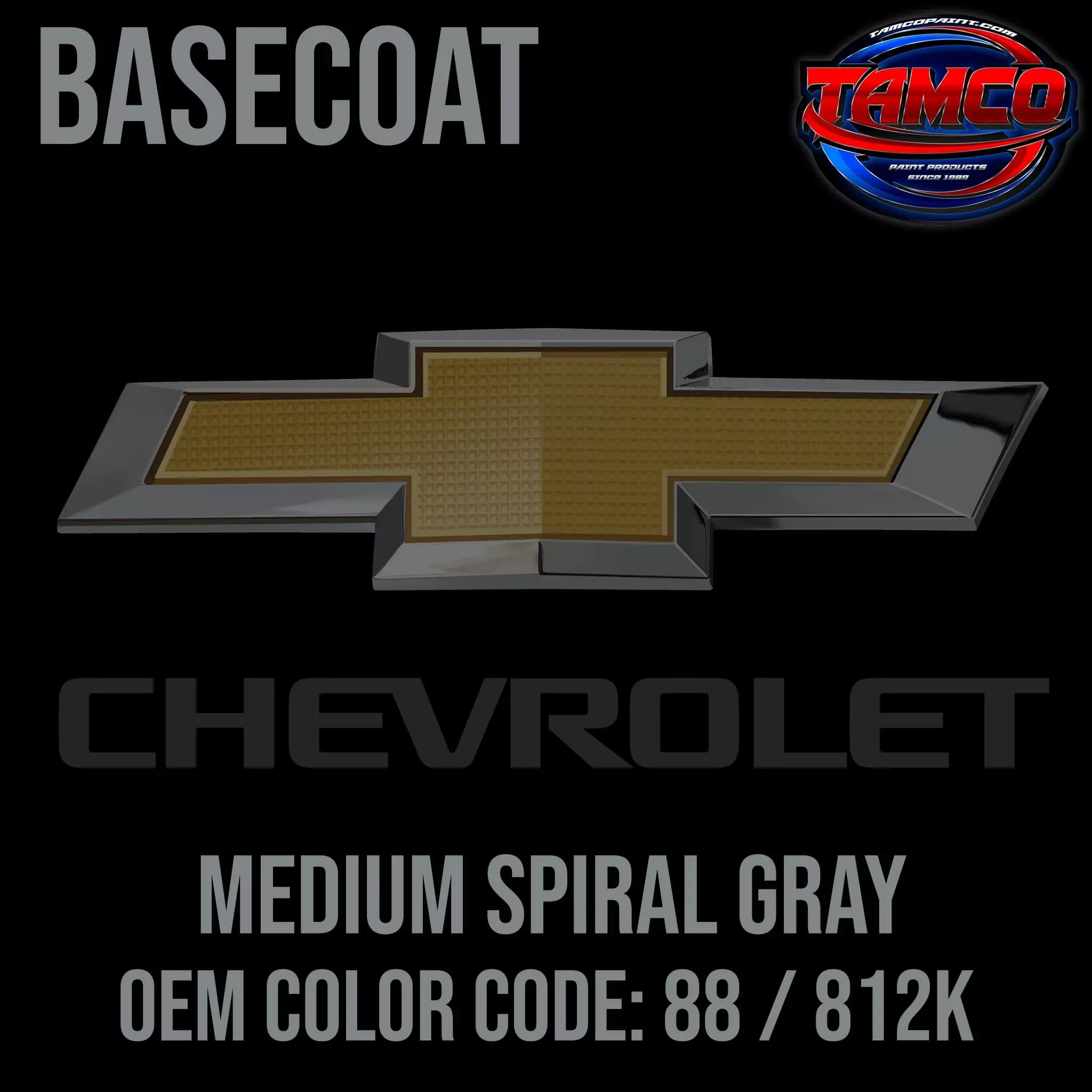 Chevrolet Medium Spiral Gray | 88 / 812K | 2003-2006 | OEM Basecoat