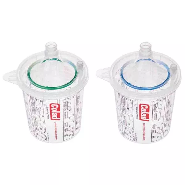 Colad Snap Lid System 9350190SLS 350 mL - includes 50 Cups and 50 Lids for any spray gun