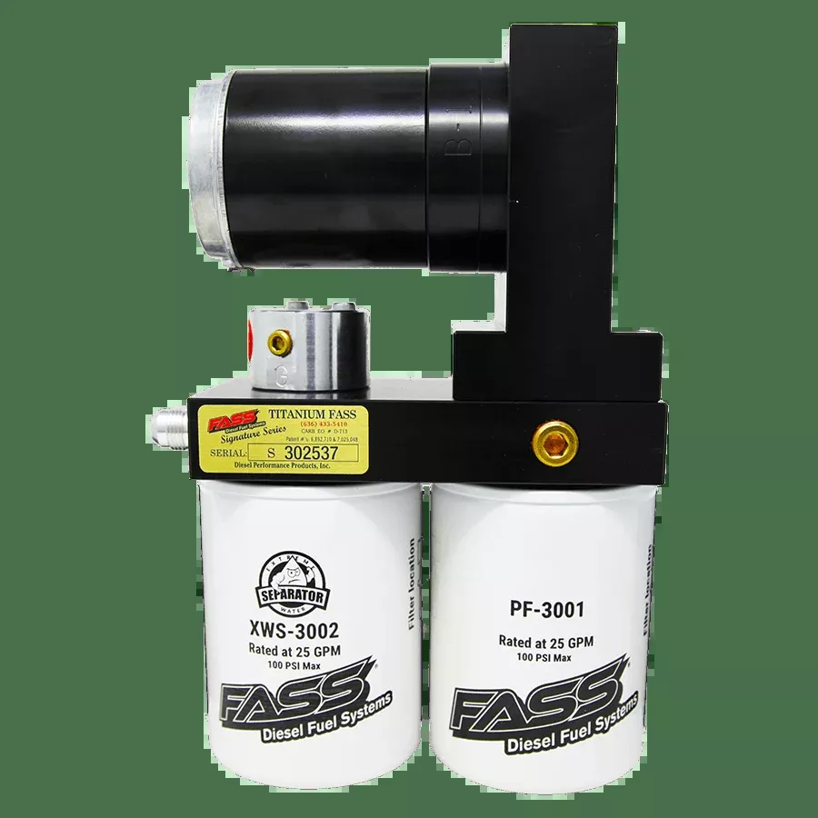DISCONTINUED - FASS Diesel Fuel Systems TS-F17-165G Titanium Signature Series Diesel Fuel Lift Pump 165Gph