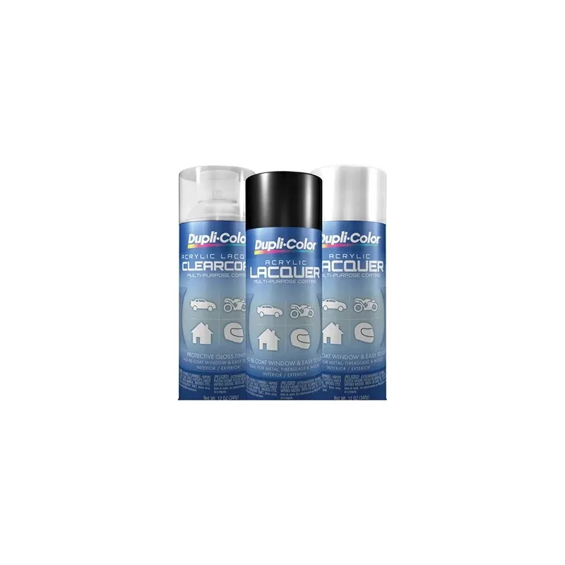 Dupli-Color Acrylic Lacquer Premium Spray DAL1675 Gloss White 12 oz Aerosol