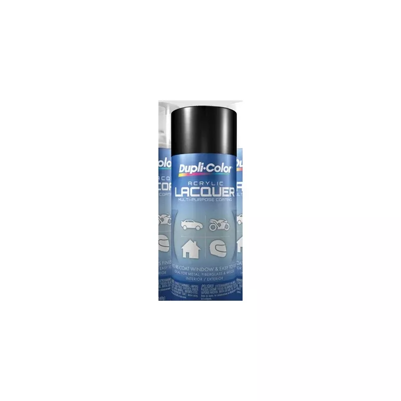 Dupli-Color Acrylic Lacquer Premium Spray DAL1677 Gloss Black 12 oz Aerosol