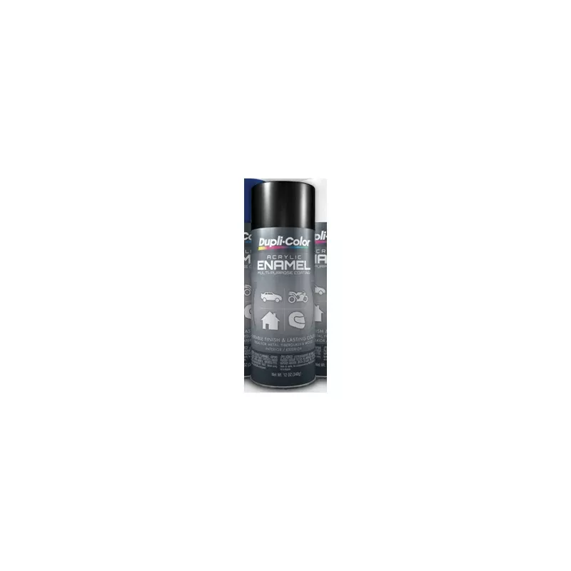 Dupli-Color DA1603 Semi-Gloss Black 12 oz Acrylic Enamel Spray Paint